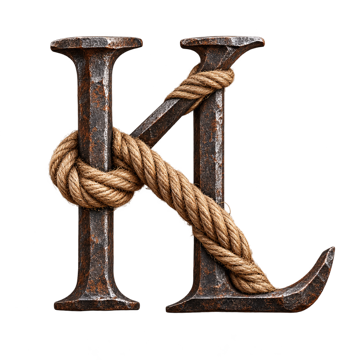 KL nails and twine logo